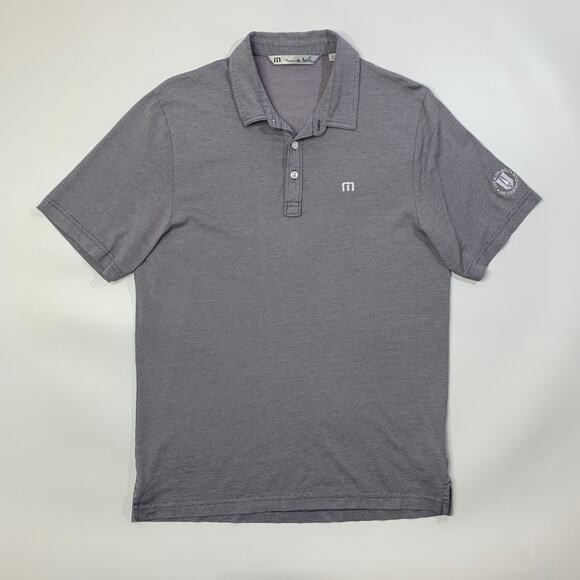 Travis Mathew Shirt Mens M Medium Purple Los Altos Golf And Country Club Polo - Picture 2 of 12